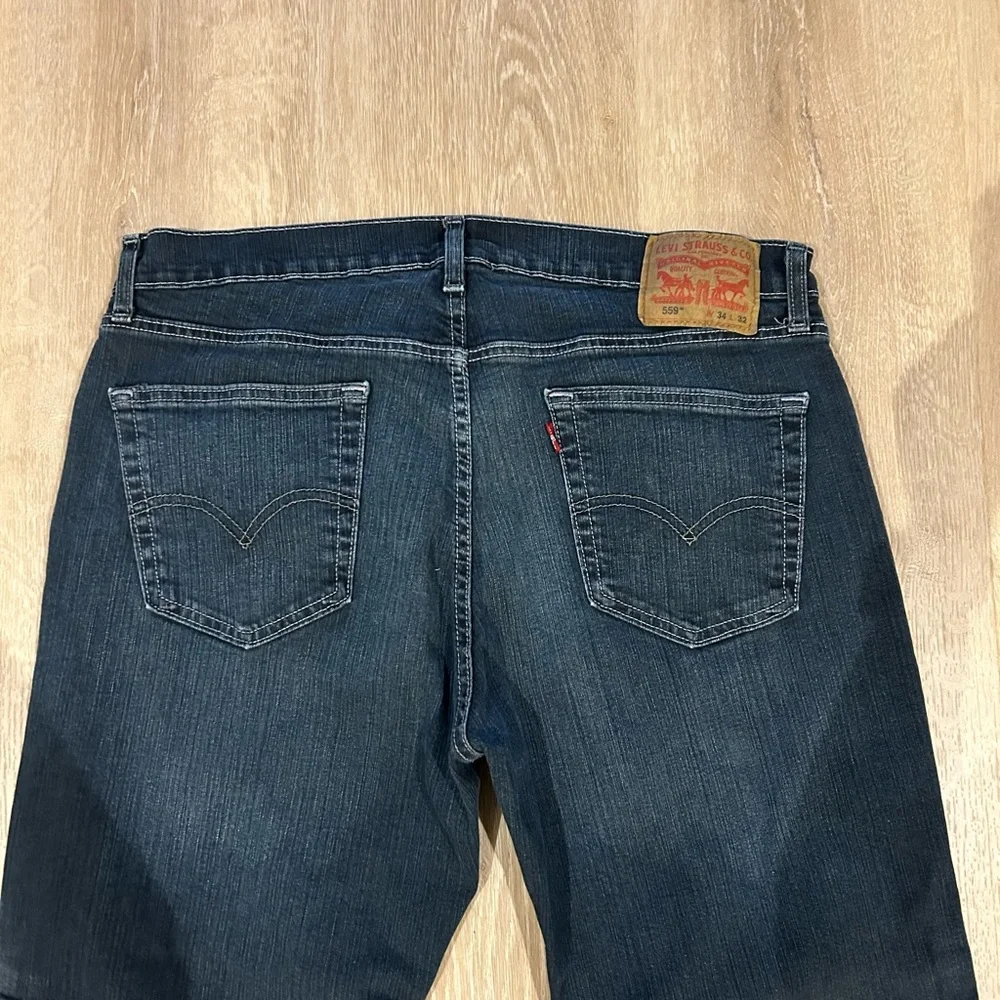 Levi's 559 Bootcut Men's Jeans - Dark Wash Blue